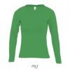 Μπλουζάκι Γυναικείο Μακρυμάνικο Majestic MS11425 – KELLY GREEN-272-Masswear.gr