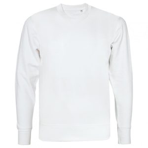 Μπλούζα Φούτερ Χωρίς Κουκούλα MSSWC 280 Λευκό-Masswear.gr