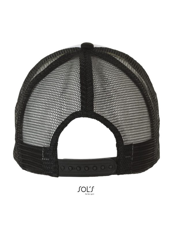 Καπέλο Jockey Πεντάφυλλο με Δίχτυ & Σφουγγάρι Bubble MS-01668-Masswear.gr